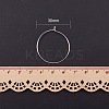 Brass Wine Glass Charm Rings Hoop Earrings KK-PH0028-01S-3