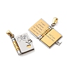 304 Stainless Steel Pendants SA-CBA694E-01GP-04-4