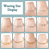 10Pcs 10 Styles Alloy Magnetic Clasps Slide Lock Clasps with Spring Ring Clasps FIND-TA0002-03-6