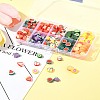 200Pcs 10 Styles Handmade Polymer Clay Beads CLAY-FS0001-40-9