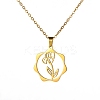 304 Stainless Steel Pendant Necklace PW-WG26640-04-1
