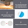 30Pcs Aluminium Alloy Blank Flat Round Sheet DIY-BC0014-47-4