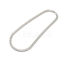 Cubic Zirconia Classic Tennis Necklace for Girl Women Gift NJEW-A005-01P-3