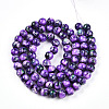 Baking Paint Glass Beads Strands DGLA-N003-10mm-A07-2