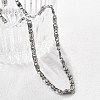 Non-Tarnish 304 Stainless Steel Lumachina Chain Necklaces X-NJEW-P226-08P-01-4