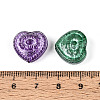Baking Paint Transparent Glass Beads DGLA-N018-26-3