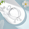 16Pcs 2 Colors 304 Stainless Steel Charms STAS-UN0055-77-6