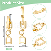 6Pcs Brass Watch Band Clasps DIY-BC0013-44B-G-2