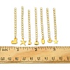 7Pcs 7 Styles 304 Stainless Steel Chain Extender STAS-FS0001-49G-5
