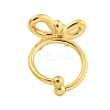 Ion Plating(IP) 304 Stainless Steel Open Cuff Rings for Women LS-RJEW-S409-01G-04-3