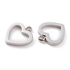 Non-Tarnish 304 Stainless Steel Charms STAS-Y002-04P-2