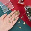 Brass Micro Pave Colorful Grade AAA Cubic Zirconia Pendants KK-BBC0015-36A-3