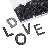 Glitter Hotfix Rhinestone Iron on Patches DIY-CD0001-10F-4