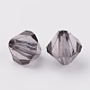 Faceted Bicone Transparent Acrylic Beads LS-DBB4mm-60-2