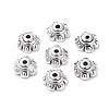 Tibetan Style Alloy Bead Caps LF0571Y-NF-1