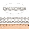 304 Stainless Steel Textured Rolo Chains CHS-C022-05P-3