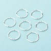 Brass Linking Rings KK-F831-018D-S-RS-1