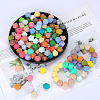 Hexagonal Silicone Focal Beads SI-JX0020A-63-3