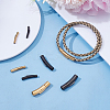 8Pcs 8 Styles 304 Stainless Steel Bayonet Clasps STAS-AR0002-69-4