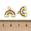Brass Enamel Pendants KK-I358-010G-3