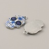 Alloy Enamel Pendants FIND-CJC0015-09E-2
