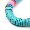 Eco-Friendly Handmade Polymer Clay Heishi Beads Bracelets BJEW-JB04480-04-2