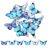12Pcs 6 Colors Printed Alloy Pendants FIND-FS0001-29-3