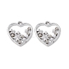 Alloy Crystal Rhinestone Pendants ALRI-K049-13P-1