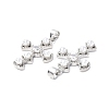 Eco-Friendly Brass Micro Pave Cubic Zirconia Pendants KK-F845-42P-3