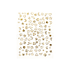 3D Metallic Star Moon Heart Nail Decals Stickers MRMJ-R088-28-M-3