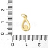 Brass Micro Pave Cubic Zirconia Enamel Pendants KK-D357-01A-G-3