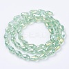Electroplate Glass Beads Strands LS-EGLA-D015-15x10mm-29-1
