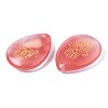 Cherry Quartz Glass Pendants G-T122-73L-4