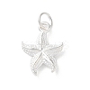 925 Sterling Silver Starfish Pendants LS-STER-E071-02S-01-1