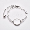 Tarnish Resistant 304 Stainless Steel Bracelet Making STAS-L248-002P-1