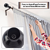2Pcs Iron Round Curtain Rod Finials FIND-GF0002-96A-4