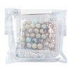 DIY Natural Crazy Agate & Fire Crackle Agate Stretch Bracelet Making Kit DIY-YW0008-49-8
