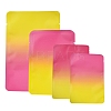 50Pcs 4 Style Two Tone Rectangle Plastic Zip Top Gift Bags OPP-FS0001-19A-4-1