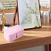 1Pc PU Imitation Leather Jewelry Box LBOX-TA0001-01B-8