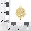 Cross Theme Real 18K Gold Plated Brass Micro Pave Clear Cubic Zirconia Pendants KK-L219-06G-01-3
