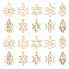 20Pcs 5 Styles Ion Plating(IP) 316L Surgical Stainless Steel and 304 Stainless Steel Pendants STAS-AN0001-04-1