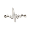 201 Stainless Steel Laser Cut Connector Charms STAS-R133-02P-02-1