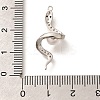 Brass Micro Pave Cubic Zirconia Pendants KK-C085-06P-3