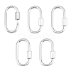 5Pcs Brass Screw Carabiner Lock Charms KK-UN0002-06-1