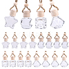 15Pcs Column Glass Empty Refillable Car Perfume Bottle AJEW-YW0001-57-2