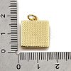 Brass Enamel Pendants KK-Z104-06G-04-3
