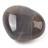 Natural Grey Agate Love Heart Stone G-I367-03E-2