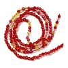 Transparent Gradient Color Glass Beads Strands GLAA-H021-01A-30-5