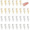 80Pcs 2 Colors 304 Stainless Steel Screw Eye Pin Peg Bails STAS-UN0060-43-1