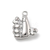 Brass Micro Pave Cubic Zirconia Pendants LS-KK-D283-20P-1